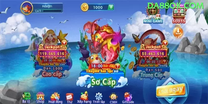 Game Bắn Cá Đổi Thưởng - da88 - Open Beta